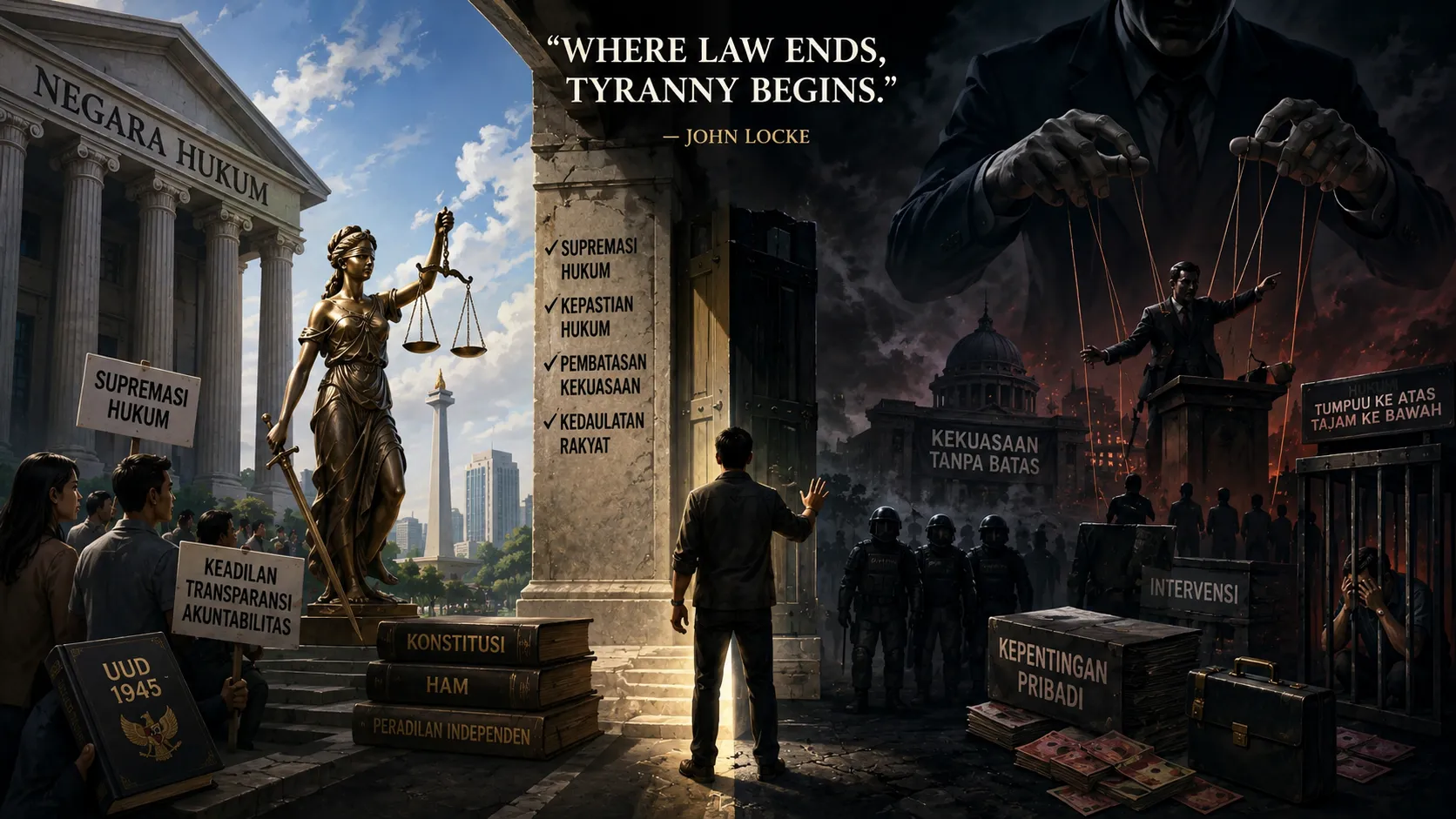 Where Law Ends, Tyranny Begins