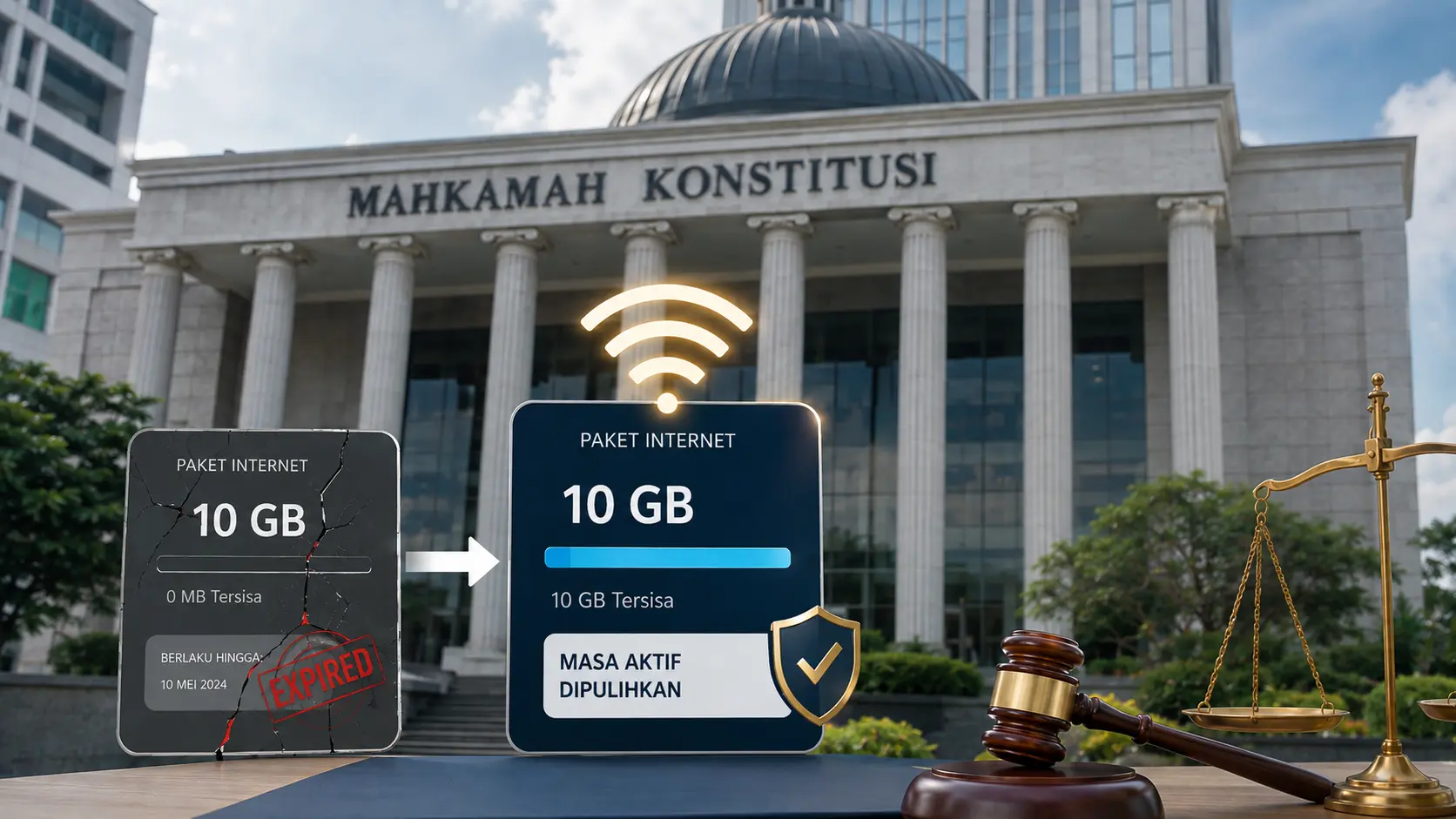 Putusan Mahkamah Konstitusi Mengubah Nasib Kuota Internet Yang Hangus 