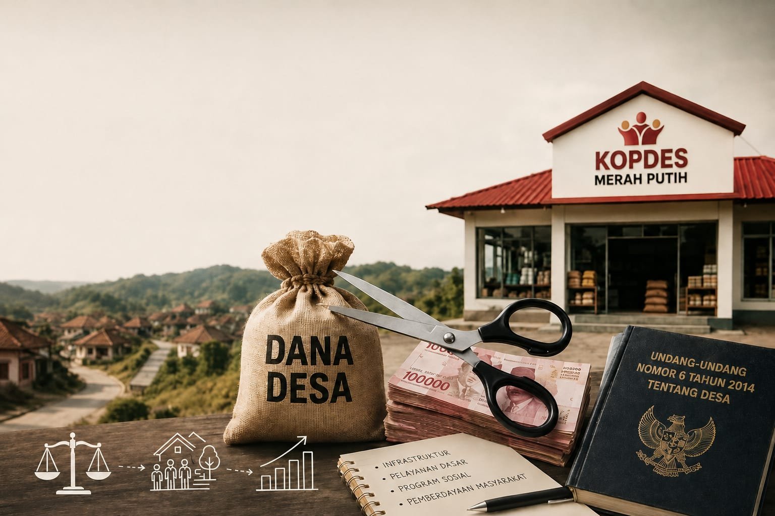 Pemangkasan Dana Desa Untuk Kopdes: Membaca Pergeseran Prioritas Pembangunan Desa 