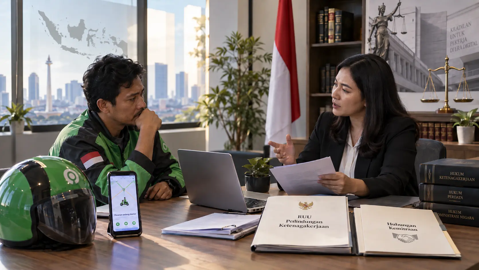 Setelah Bertahun-Tahun Berstatus "Hubungan Kemitraan", Akankah RUU Pelindungan Ketenagakerjaan Mengubah Nasib Pekerja Platform Digital?