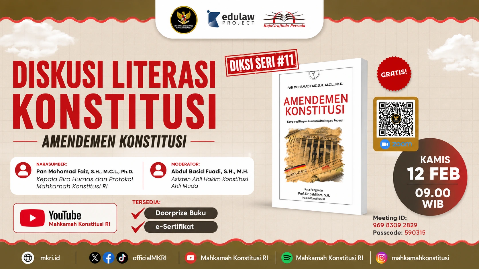 Diskusi Literasi Konstitusi (DIKSI) Seri #11