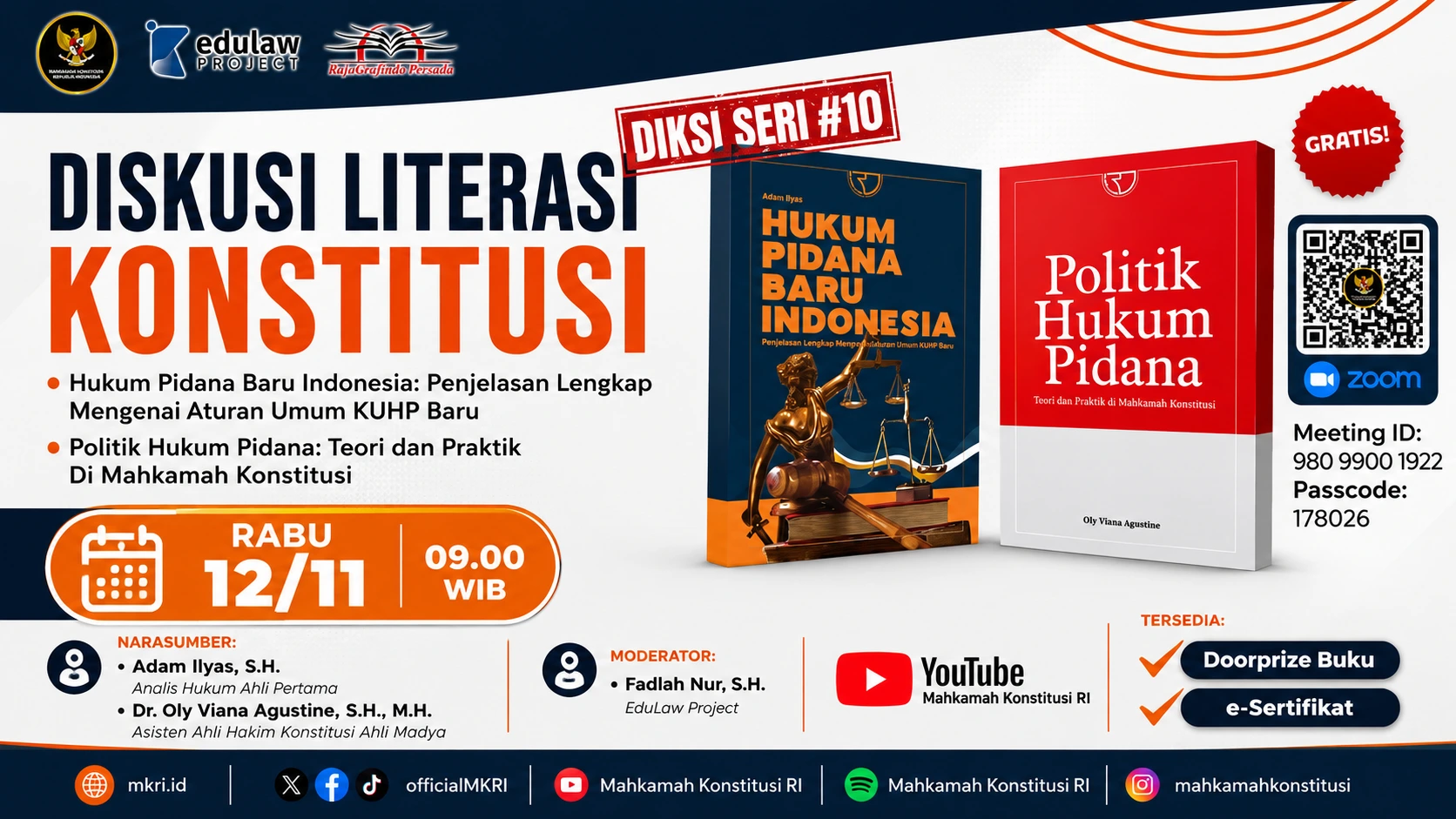 Diskusi Literasi Konstitusi (DIKSI) Seri #10