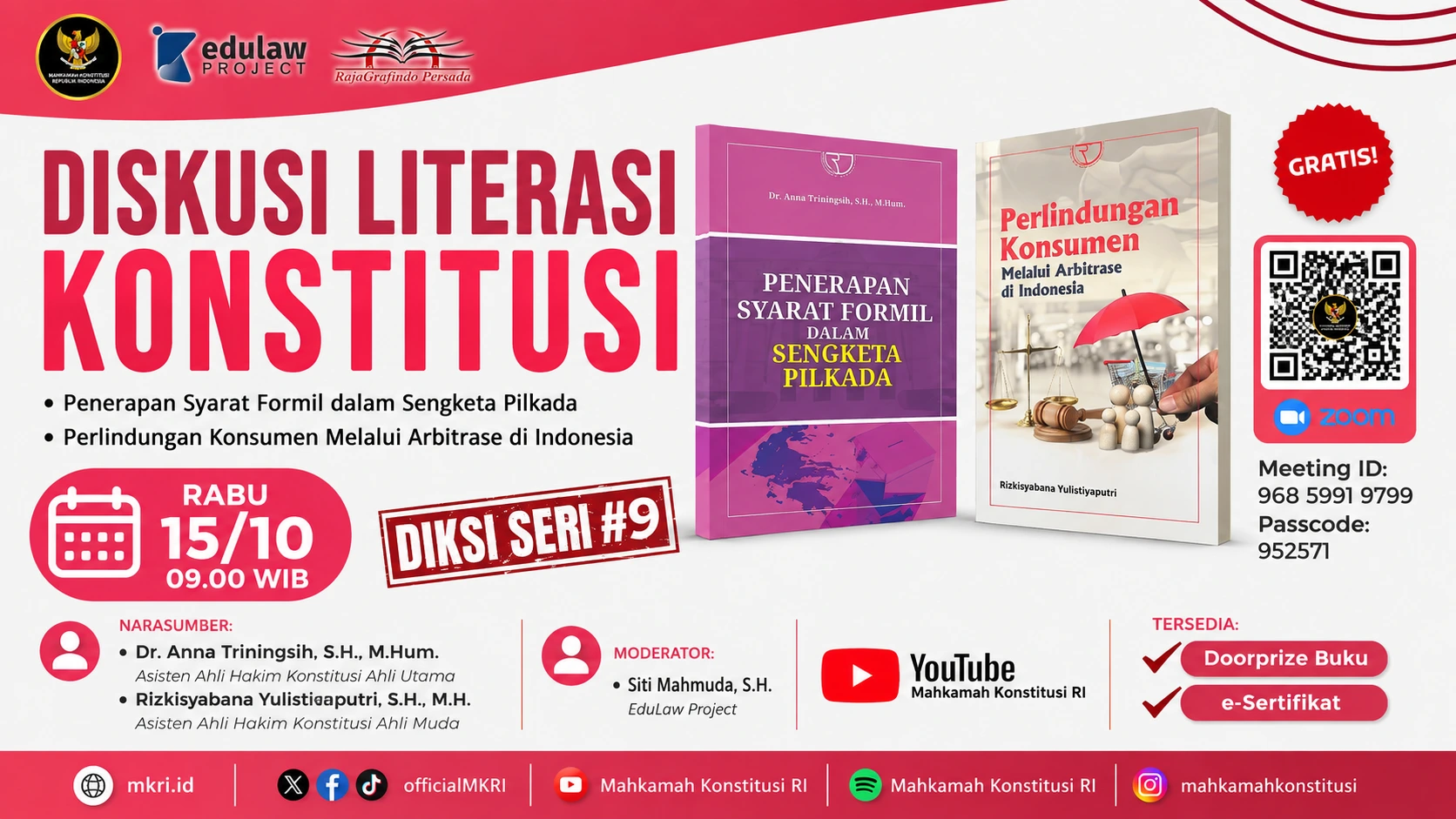 Diskusi Literasi Konstitusi (DIKSI) Seri #9