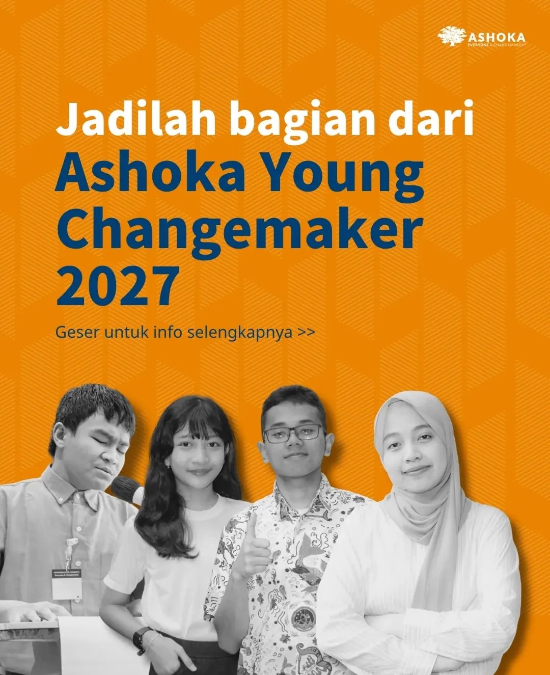 Poster ASOKA YOUNG CHANGEMAKER 2027