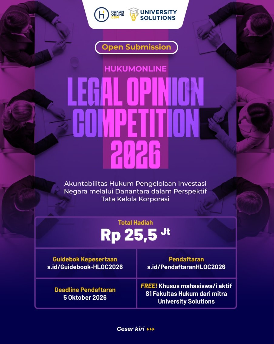 Poster LEGAL OPINI COMPETITION 2026