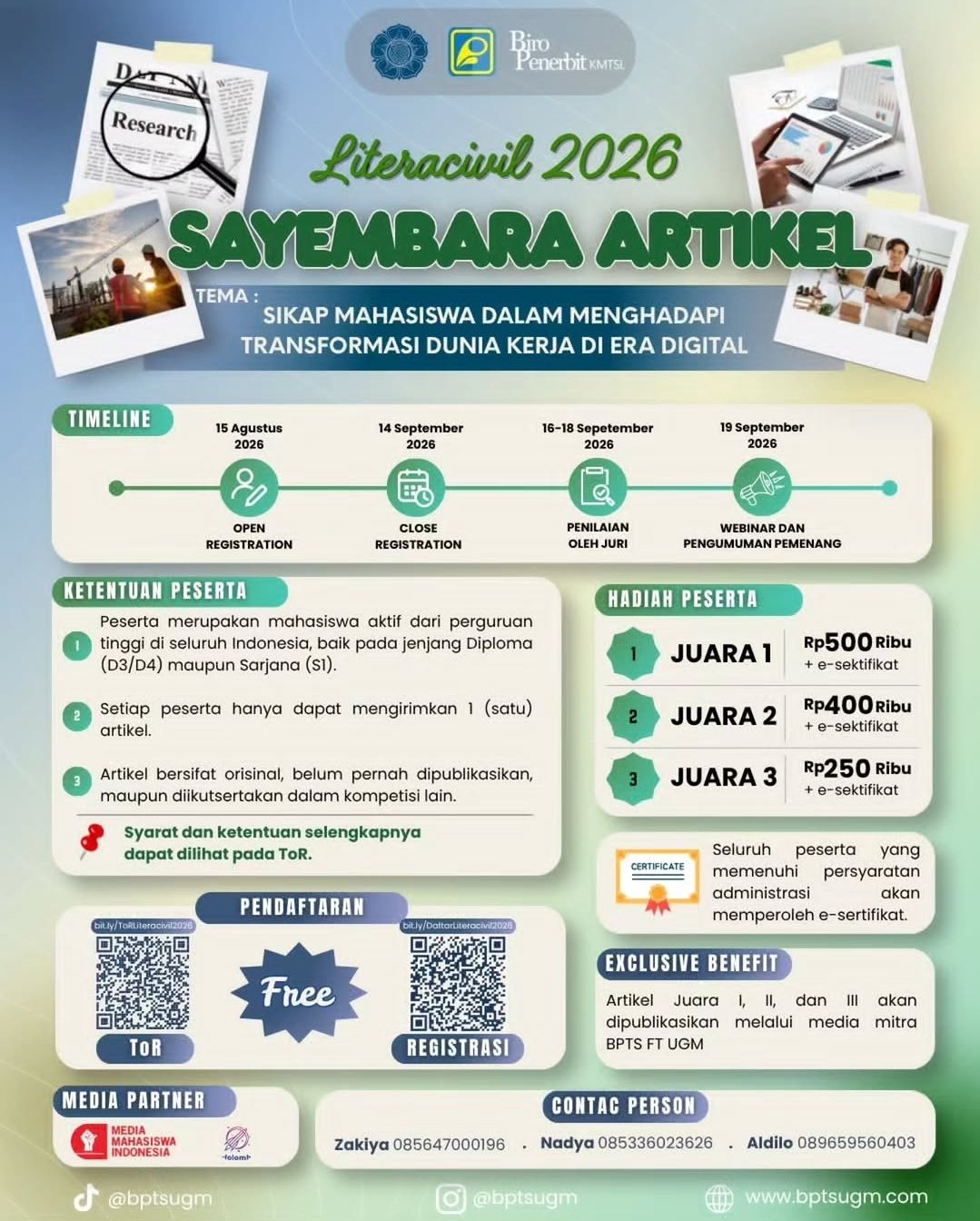 Poster SAYEMBARA ARTIKEL 