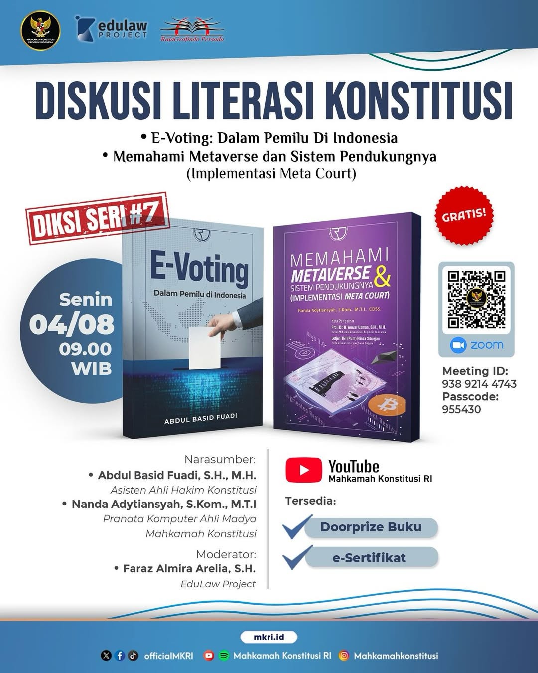 Diskusi Literasi Konstitusi Seri #7: E-Voting dan Metaverse