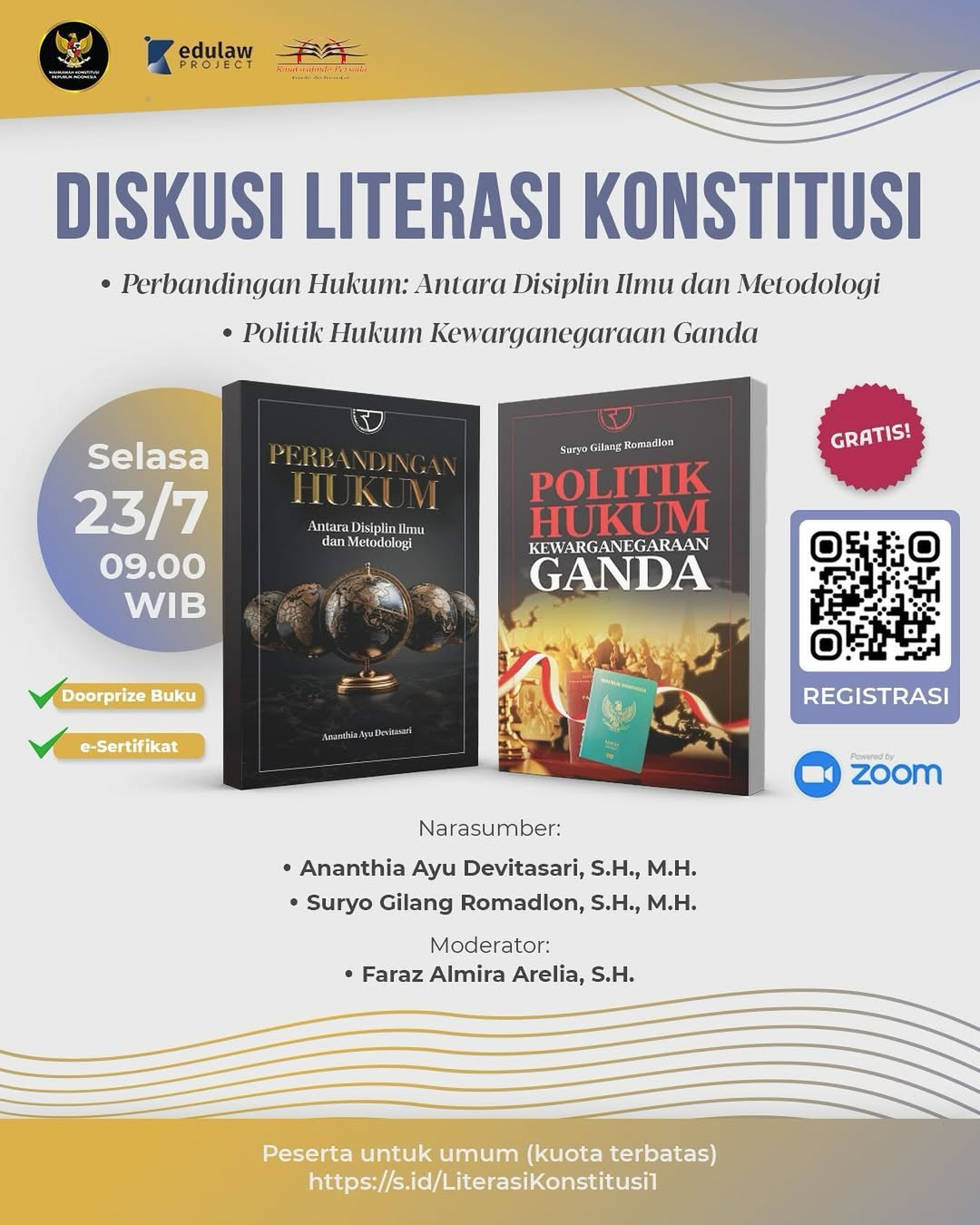 Diskusi Literasi Konstitusi Seri #1: Perbandingan Hukum dan Kewarganegaraan Ganda