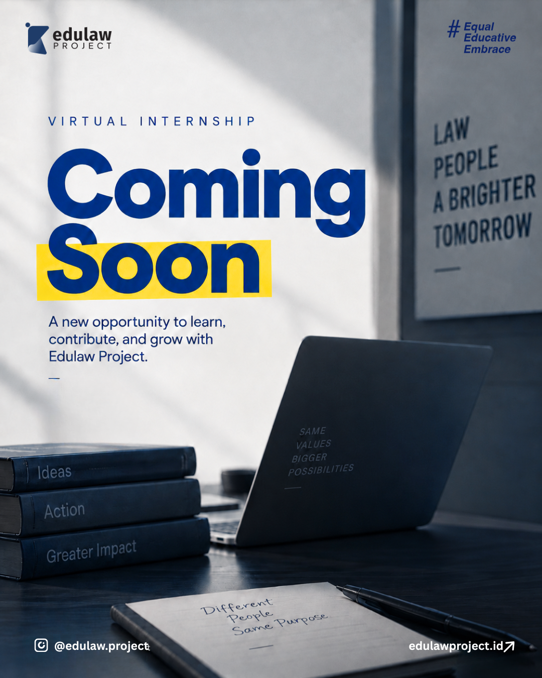 Poster Virtual Internship Edulaw Project