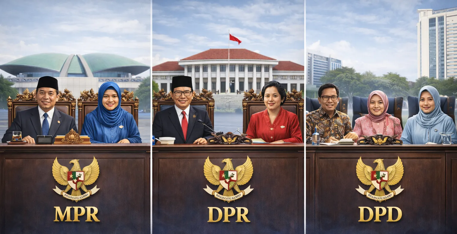 MPR, DPR, dan DPD: Tiga Wajah Perwakilan dalam Demokrasi Konstitusional